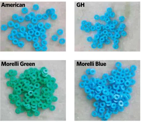 Figure 3 - Extruded elastic separators.