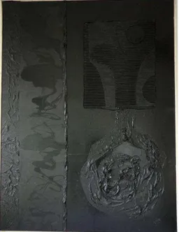 FIGURA 02  – Composição em Preto nº1. Jarbas Juarez, 1964. (130 x 97,5 cm)