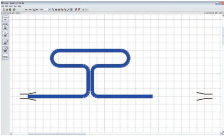 Figure 1 - Template developed in the Loop software (dHAL Orthodontic  Software, Athens, Greece) used for the design of the TLS