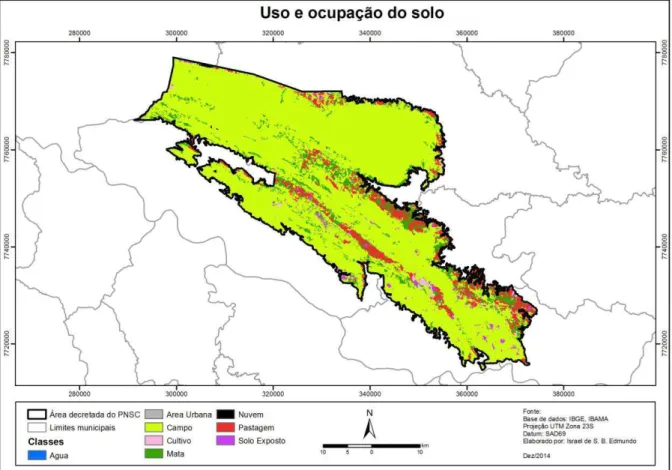 Figura 8: Mapa de uso e ocupação do solo 