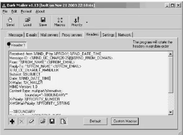 Figura 4.4. Típica ferramenta de Bulk Mailer