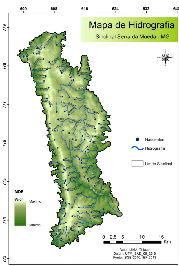 FIGURA 4 - Mapa de Hidrografia Fonte: IBGE, 2010 