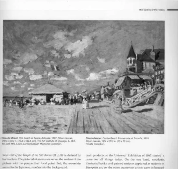 FIGURA 08  – Imagem de uma obra de Monet – detalhe da página 65 do livro Impressionism, de Isabel  Kuhl