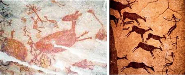 Figura 07 e 08. Pintura rupestre. Caverna de Lascaux 