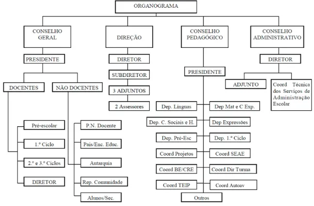 Fig. 6 - Cronograma do agrupamento 