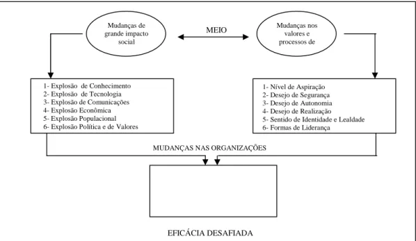 FIGURA 2. Importância e alcance das mudanças organizacionais. 