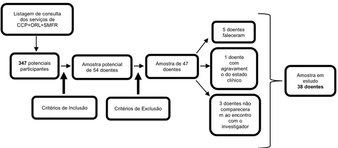 Figura 2- Processo de seleção da amostra em estudo 