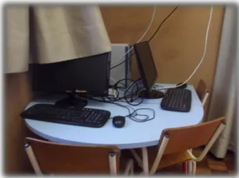 Figura 7 Computadores da sala das cores 