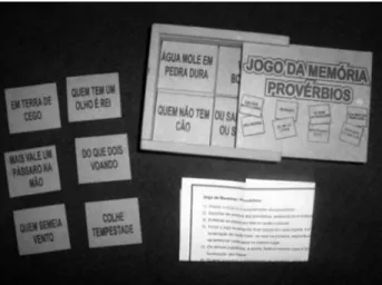 Figure 1: The memory game of proverbs.