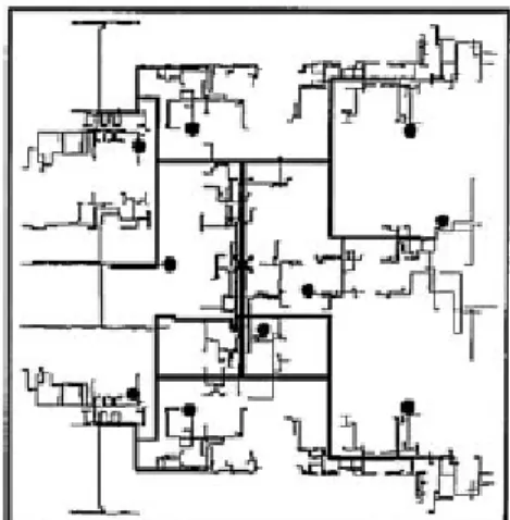 Figure 2.6: Asymmetric clock tree distribution