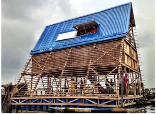Figure  4:  Makoko  Floating  School  in  Lagos,  Nigeria,  designed  by Kunle Adeyemi and erected in 2013