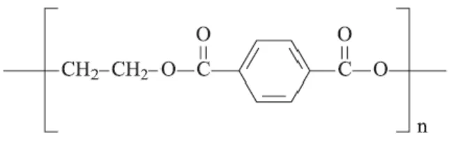 Figura 2.2 Estrutura química do PET. 