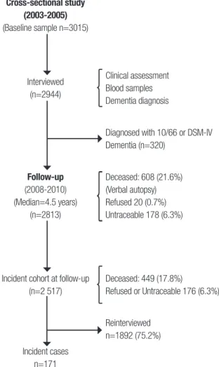 Figure 1. The Havana and Matanzas prevalence and incident study sample.