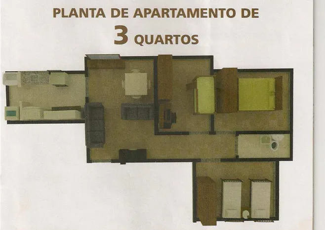 FIGURA 14 - Planta esquemática do apartamento de referência. 