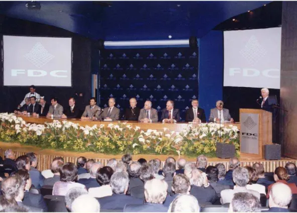 FIGURA 11 – Foto da inauguração do campus Aloysio Faria, em 2001  FONTE: Acervo FDC 