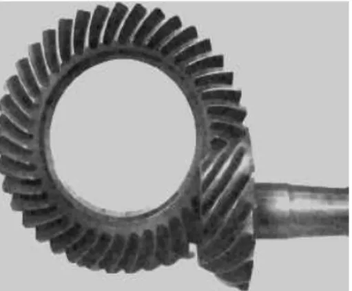 Figura  3.3  -  Engrenagem  de  eixo  GM  convertida  de  aço  forjado  para  ADI  com  ganho  de  custo,  usinabilidade  e  redução de peso