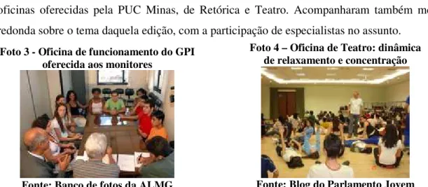 Foto 3 - Oficina de funcionamento do GPI  oferecida aos monitores