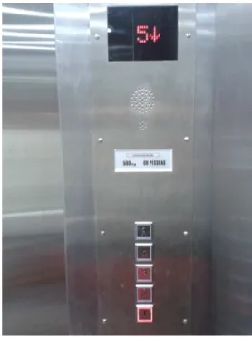 Figura 11: Elevador instalado em junho/2014. 