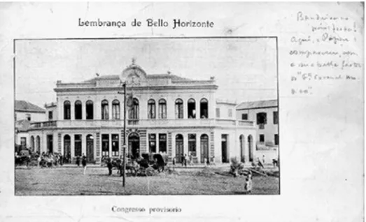 Figura 06:  Congresso Provisório. SOUCASAUX, Francisco. 1902. Acervo Particular,  Coleção Otávio Dias Filho.
