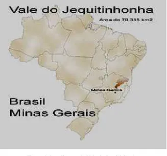 Figura 5- Localização do Vale do Jequitinhonha 