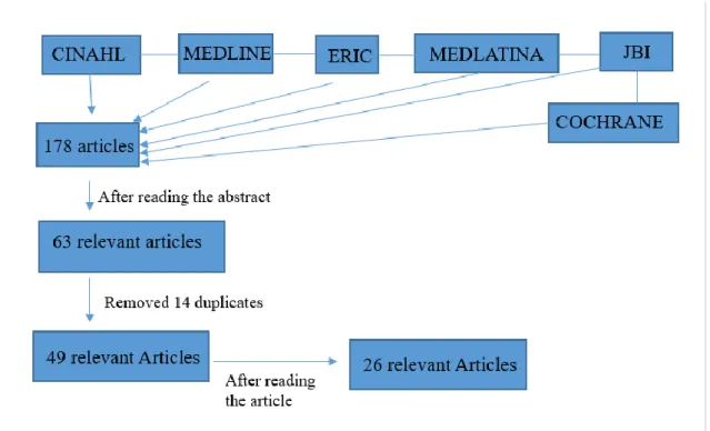 Figure 1: Fluxogram of search strategy: first and second stage. 