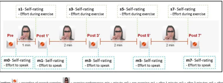 Figure 1. Schematic drawing indicating the stages of data collection