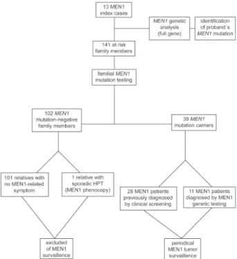 Figure 2 - MEN1 screening program.