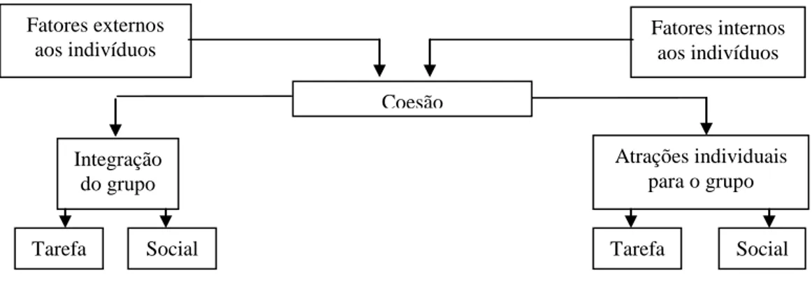Figura nº 3 – Modelo conceptual de coesão 