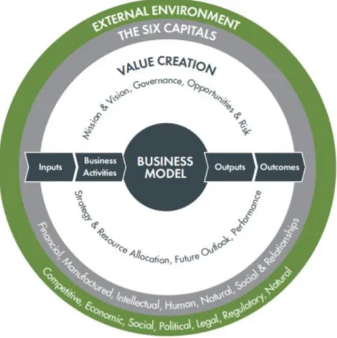 Figure 1: Context of capitals in the business model and external environment 