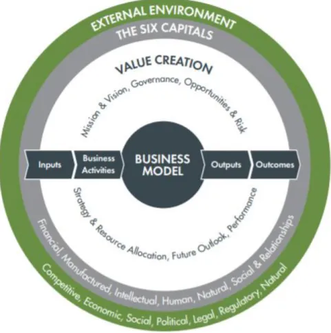 Figure 1: Context of capitals in the business model and external environment 