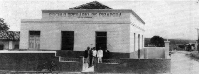 Ilustração 5. Sede social do Círculo Operário de Pirapora, década de 1940. Fonte: CD-Rom Piraporé 