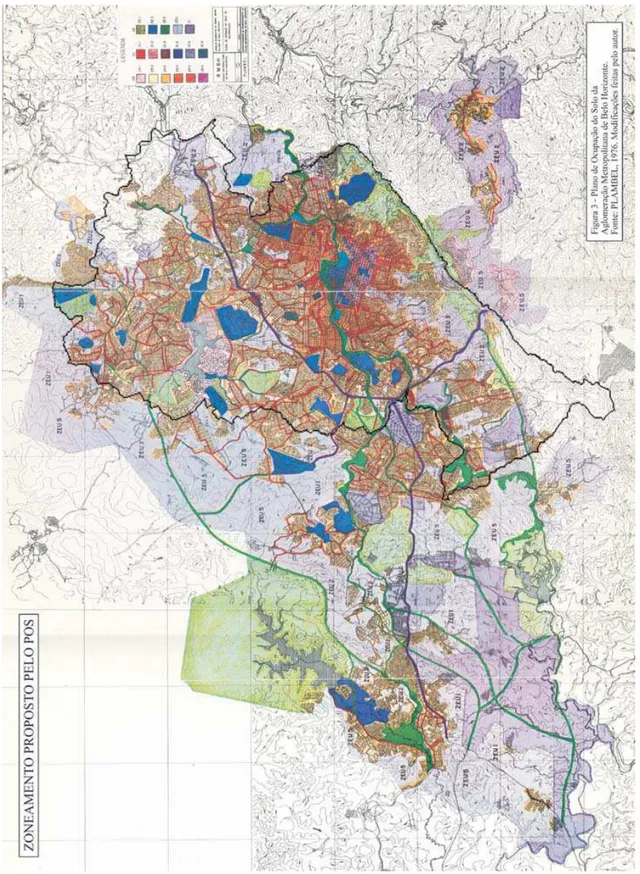 Figura 3 – Zoneamento proposto pelo POS. 