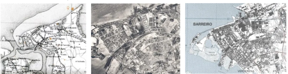 Figura 32  Imagem da planta da cidade,  Barreiro, 1902, Fonte: Câmara Municipal do  Barreiro