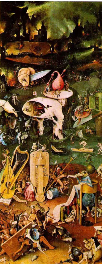 Figura 1 - Detalhe de &#34;O jardim das delícias&#34; (aprox. 1510), de Hieronymus Bosch