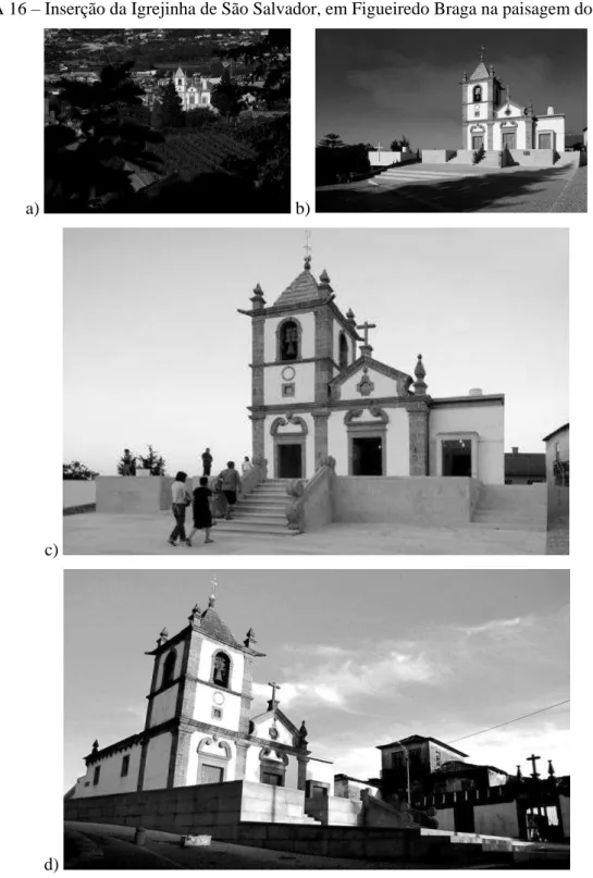FIGURA 16 – Inserção da Igrejinha de São Salvador, em Figueiredo Braga na paisagem do local 