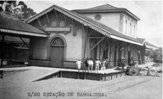 Figura 1: Estação de trem de Barbacena no início do século XX  Fonte: Bárbarascenas.com 