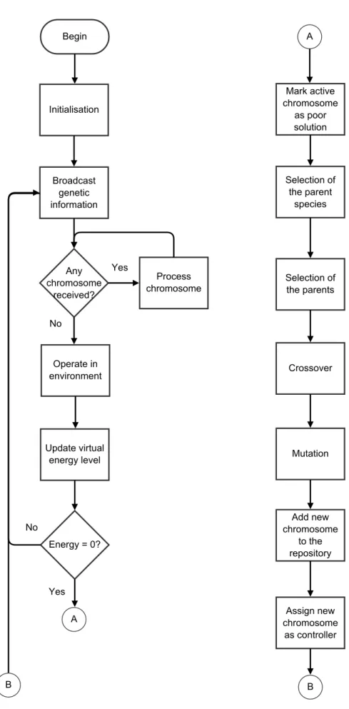 Figure 3.1: odNEAT’s flow diagram.