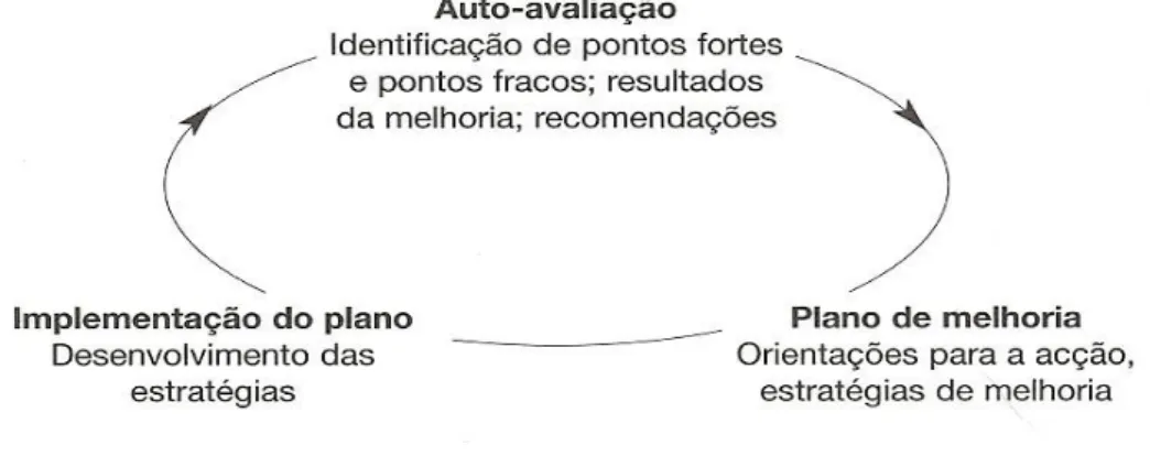 Figura 3 - Ciclo de melhoria. Retirado de Alaíz et al. (2003, p. 113). 