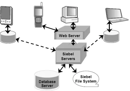 Figura 3.1: Siebel Life Sciences - Siebel Operating Architecture