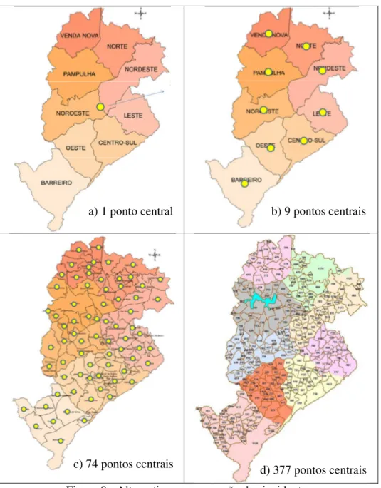 Figura 8 - Alternativas para geração dos incidentes  Fonte: Adaptado de Nogueira Junior (2011) 