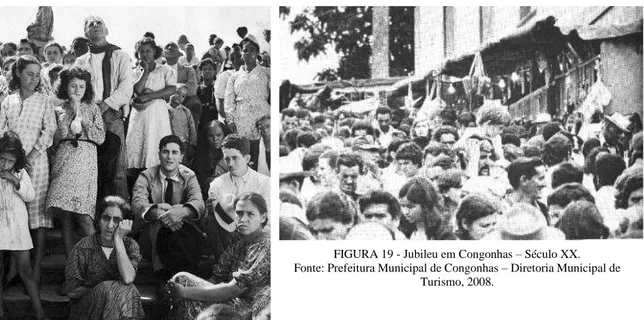 FIGURA 18 - Jubileu em Congonhas  – 1947.  Fonte: Prefeitura Municipal de Congonhas  – Diretoria 