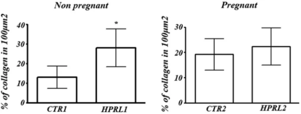 Table 1 - Hormone measurements in nonpregnant and pregnant female mice with hyperprolactinemia induced by metoclopramide.