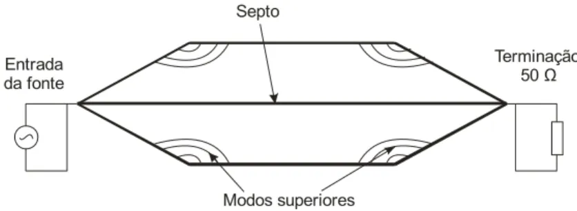 Figura 1.5 – Modos superiores da célula Crawford [12]. 