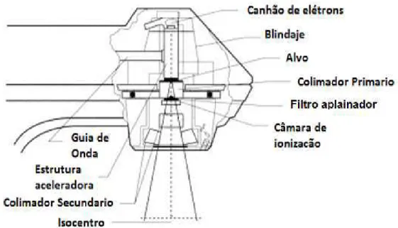 Figura 6. Cabeçote de um CLINAC 600C 