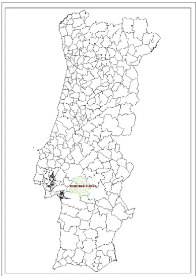 Figura 1. Localização do concelho a nível nacional