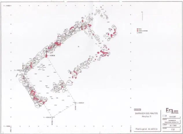 Figura 7. Planta de Minutos 11, sgd. Inês Silva, 2002