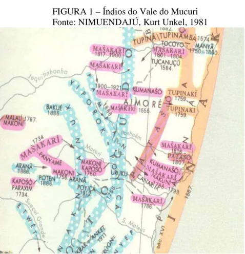 FIGURA 1 – Índios do Vale do Mucuri  Fonte: NIMUENDAJÚ, Kurt Unkel, 1981 