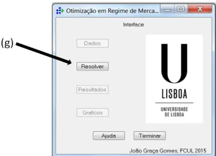 Fig. 15 - Janela inicial da Interface após se preencher os dados 