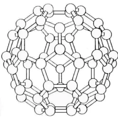 Figura 1.1: Configura¸c˜ ao estrutural do fullereno C 60