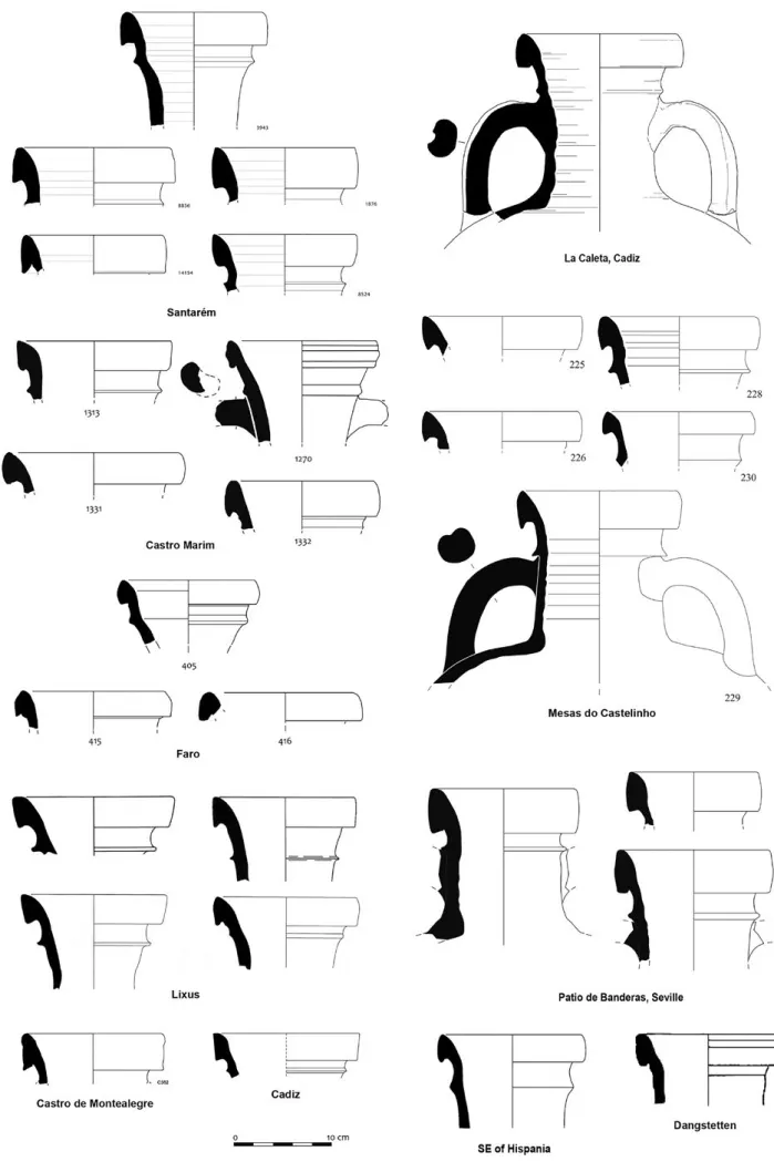 Figure 12. Ovoid 5. Fragmentary examples of amphorae of the type.